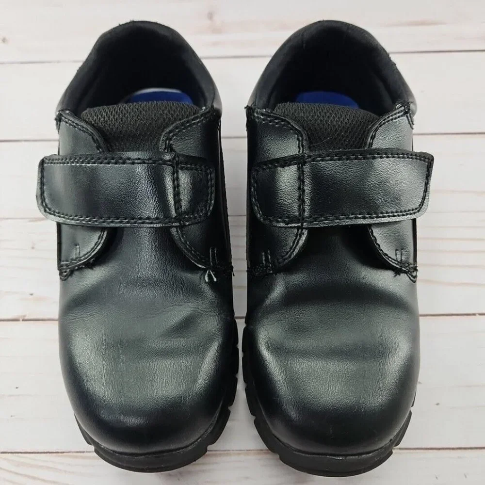 Smart Fit Black Toddler Boys Dress‎ Shoe Size 12.5 Strap Skid Resistant